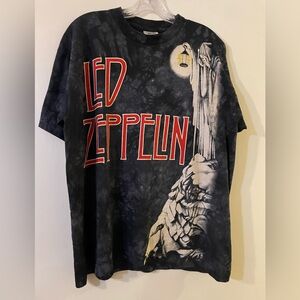 Liquid Blue Led Zeppelin T-Shirt - The Hermit Stairway to Heaven Men’s Sz L